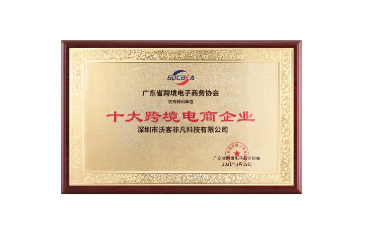 100 Excellent Consultants of Guangdong Cross-border E-commerce Association in 2020 Top 10 Cross-border E-commerce Enterprises