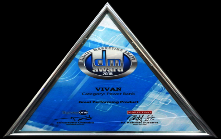 2015 VIVAN power bank won the Excellent Product Award